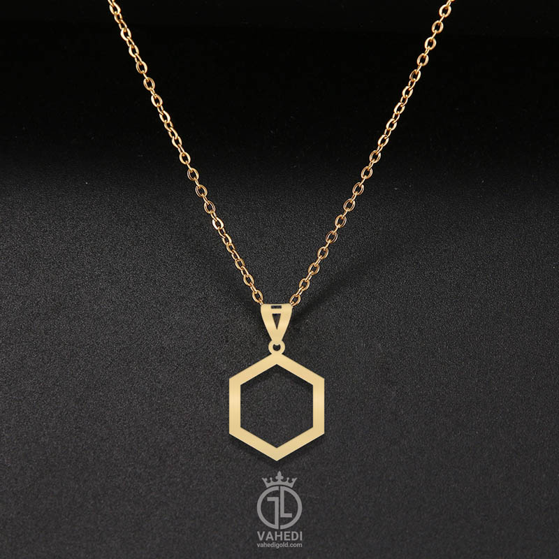 grdn-123 - گردنبند شش ضلعی G.003