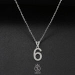 گردنبند عدد شش G.005- grdn-125