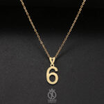 گردنبند عدد شش G.005 grdn-125