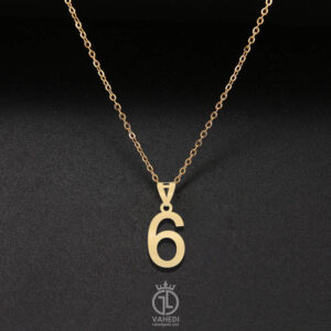 گردنبند عدد شش G.005 grdn-125