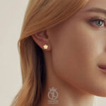 گوشواره طرح گل توپر gosh-131