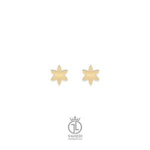 گوشواره میخی گل شش‌پر gosh-132