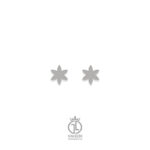 گوشواره میخی گل شش‌پر gosh-132