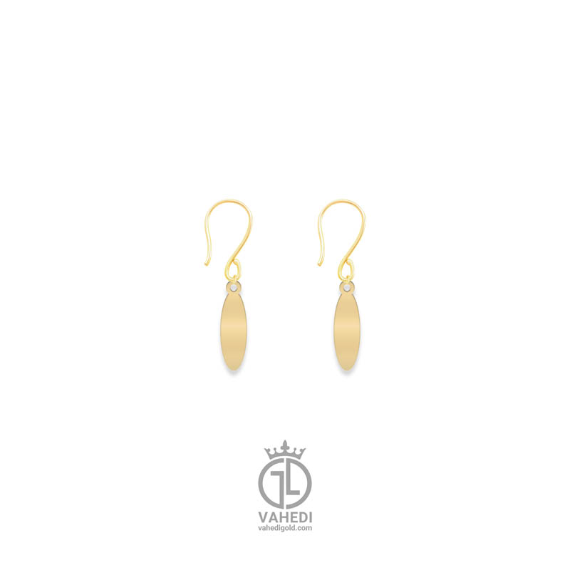 گوشواره آویز بیضی gosh-133