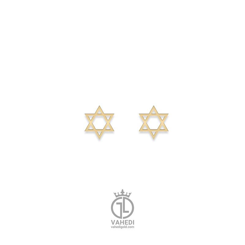 گوشواره ستاره تو خالیgosh-120 گوشواره ستاره تو خالیgosh-120