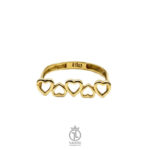 انگشتر طلای قلبی ring-143