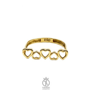 انگشتر طلای قلبی ring-143