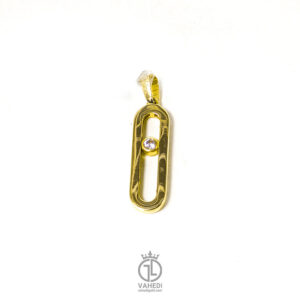مدال حلقه بیضی نگین دار plak-189