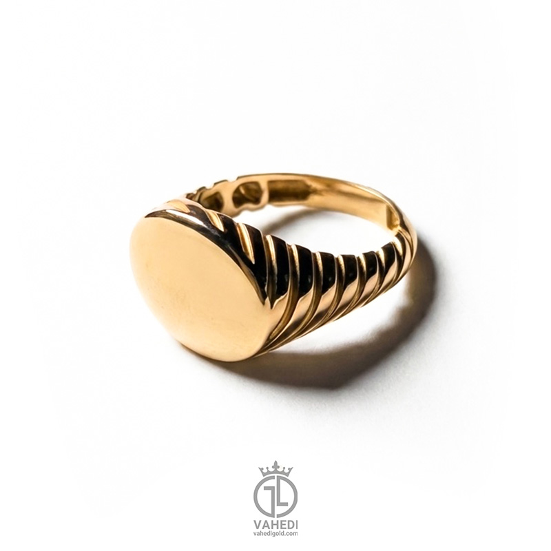انگشتر طرح پیچ ring-193
