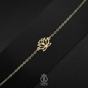 دستبند برگ گل نیلوفر- D.020