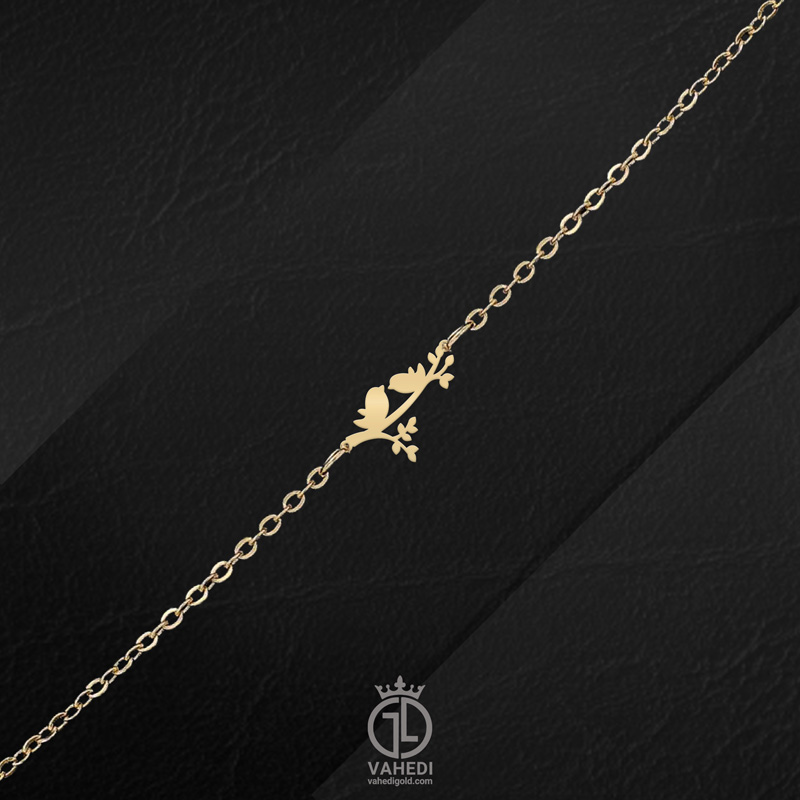 دستبند نقش شاخه پرنده D.133 دستبند نقش شاخه پرنده D.133